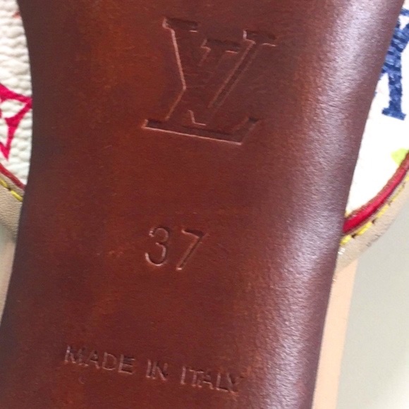 Louis Vuitton Multicolor Slides/Sandals/Heels - Picture 8 of 8